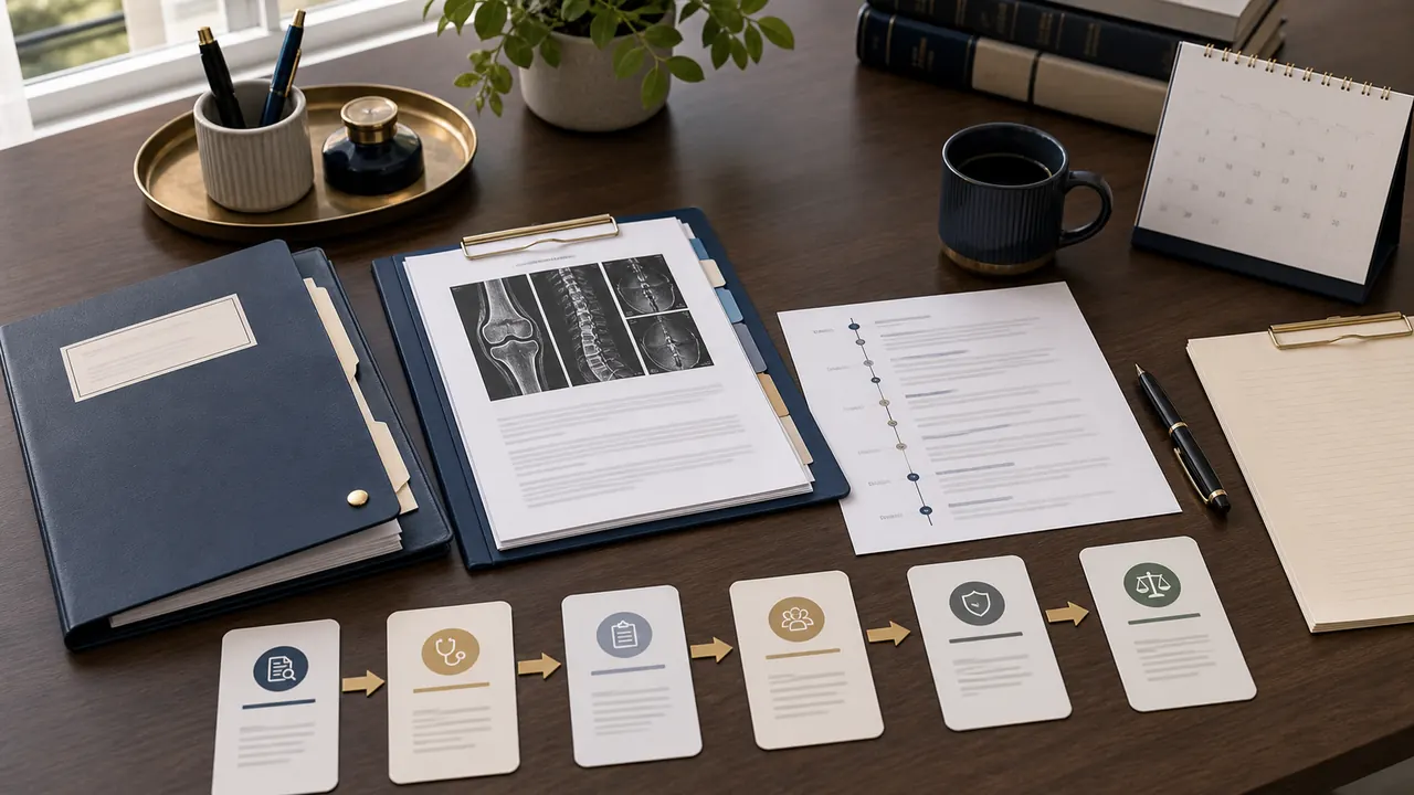 TPD claim process timeline with policy review, medical evidence, lodgement, insurer assessment and decision review stages.